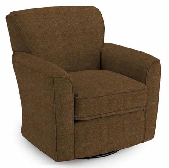 Best Home Furnishings Swivel Glide Chairs Kaylee Swivel Barrel Arm